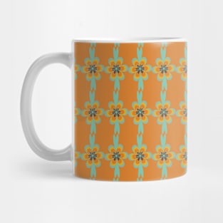 retro pattern- small flowers Mug